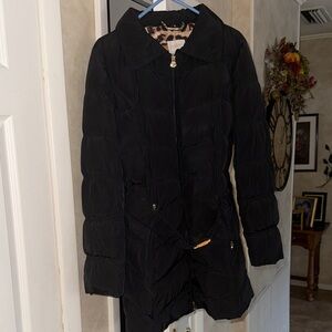 Laundry By Shelli Segal Black Quilted Puffer Jacket